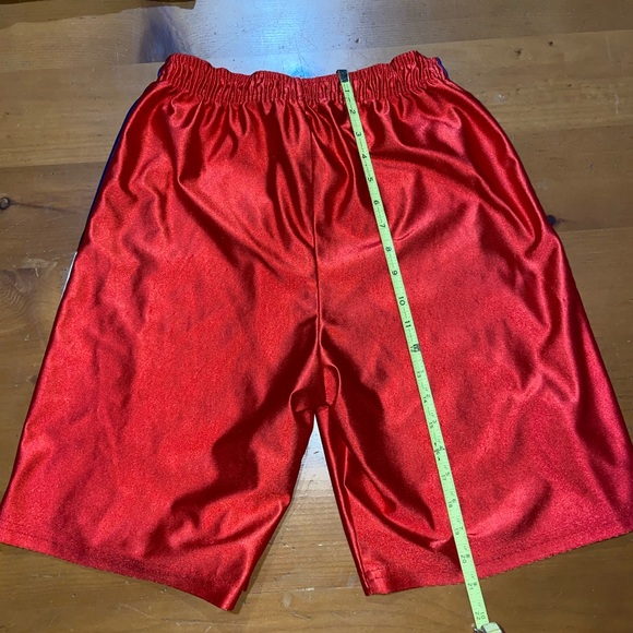 Wrestling street wear stretch shorts striped athletic fitness outdoor bottoms - Picture 8 of 9